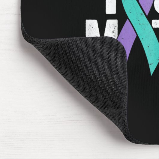 Je maakt zelfmoord Blauwgroen Paarse oorlogswezens Muismat (Hoek)