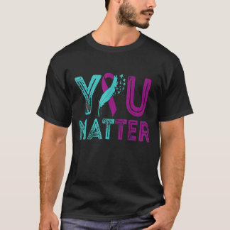 Je maakt zelfmoord Blauwgroen Paarse oorlogswezens T-shirt