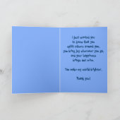 Je maakt Zonnewonden  Bedankkaart (Binnen)