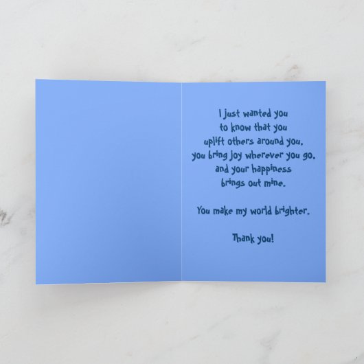 Je maakt Zonnewonden  Bedankkaart (Binnen)