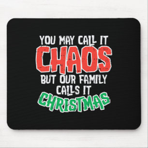 Je mag het de familie van Chaos noemen, kerstfeest Muismat