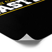 Je mag me Master 2025 Masters Degree Graduate noem Poster (Hoek)