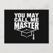 Je mag me Master Degree Afstuderen 2024 noemen Briefkaart (Voorkant)