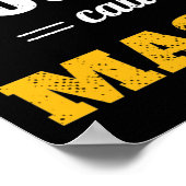 Je mag me Master II noemen Poster (Hoek)