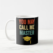 Je mag me Master Masters Degree MBA Graduati noeme Koffiemok (Links)