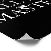 Je mag me Master Masters Degree noemen Afstuderen  Poster (Hoek)
