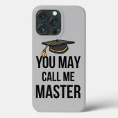 Je mag me Meester I noemen Case-Mate iPhone Case (Achterkant)