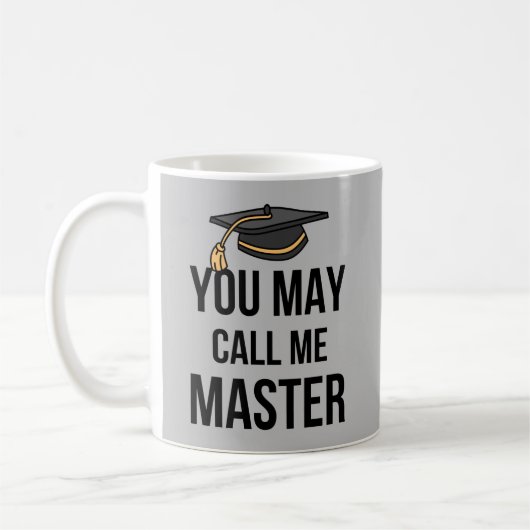 Je mag me Meester I noemen Koffiemok (Links)