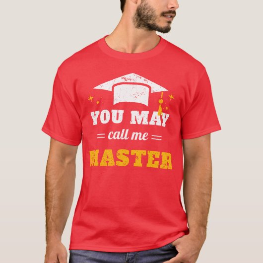 Je mag me Meester noemen II grappig T-shirt (Voorkant)