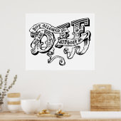 je mag niet zonder mij sterven poster (Keuken)