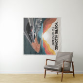 Je mag opnieuw beginnen wandkleed (In Situ (horizontaal))