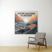 Je mag opnieuw beginnen wandkleed (In situ)