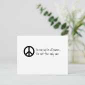 Je mag zeggen dat ik dromer ben briefkaart (Staand voorkant)