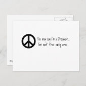 Je mag zeggen dat ik dromer ben briefkaart (Voorkant / Achterkant)