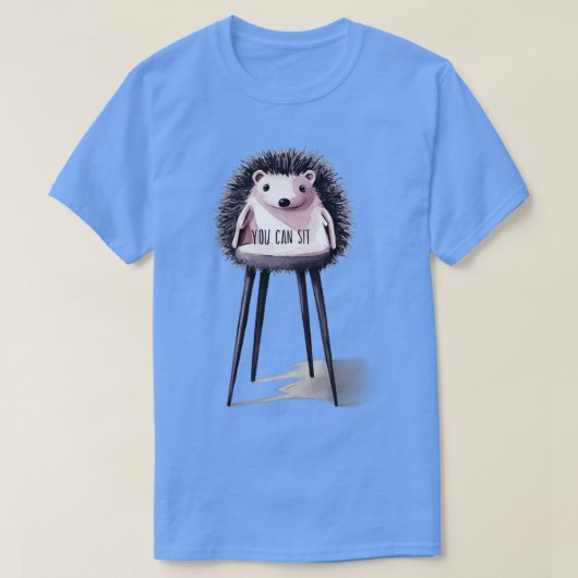 Je mag zitten t-shirt (Design voorkant)