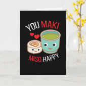 Je Maki Miso Happy Japan Kaart (Gele Bloem)