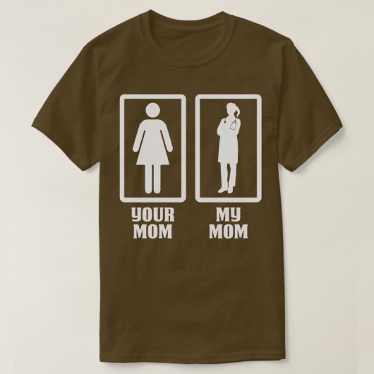 Je Mam Mijn Dokter Mam Dokter Gift Dokter T Shirt (Design voorkant)