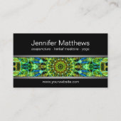 Je mandala bekijken visitekaartje (Voorkant)