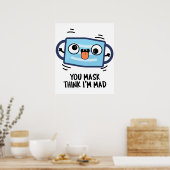 Je masker denkt dat ik gek ben poster (Keuken)