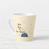 Je me luik de bon-heur! Tasse Latte Mok (Linkerhoek)