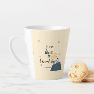 Je me luik de bon-heur! Tasse Latte Mok