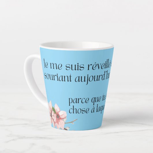  Je me suis réveillé en souriant aujourd’hui Latte Mok (Linkerhoek)