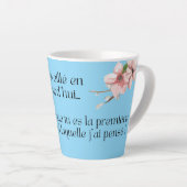  Je me suis réveillé en souriant aujourd’hui Latte Mok (Rechterhoek)