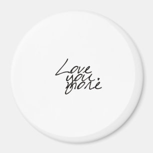 Je Meer Oprechte Hartelijke Stijl Liefhebben  Magneet