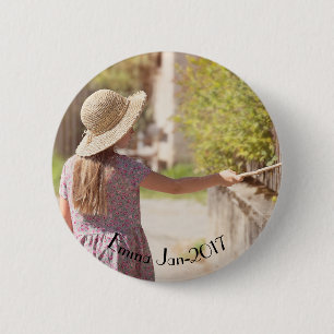 Je memoires ronde button 5,7 cm