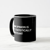 Je mening is niet statistisch significant mok (Voorkant links)