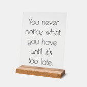 Je merkt nooit acrylverf acryl bord (Hoek)