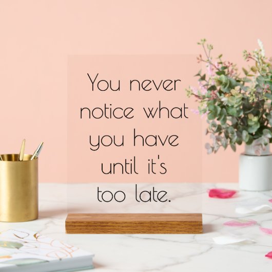 Je merkt nooit acrylverf acryl bord (Huwelijk)