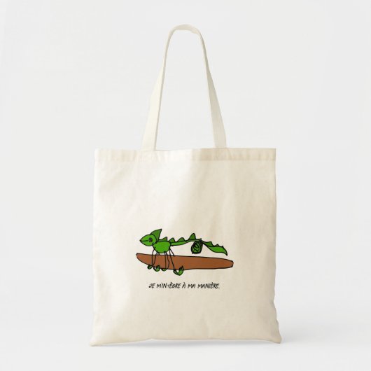 Je m'intègre à ma manière - Caméléon Tote Bag (Voorkant)