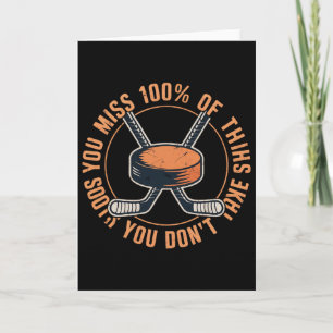 Je mist 100 procent van de schoten die je niet nee kaart