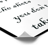 Je mist 100% van de schoten die je niet neemt, Quo Poster (Hoek)