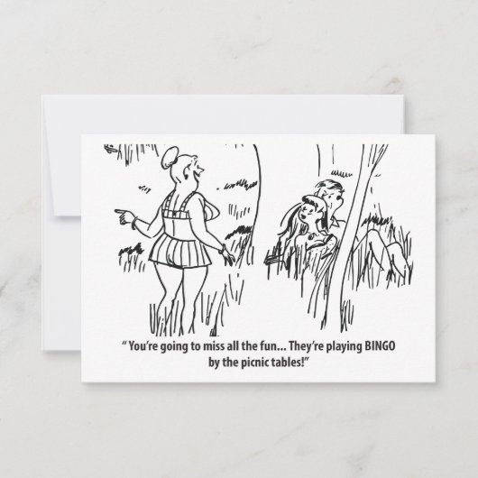 Je mist alle pret, vintage save the date (Voorkant)