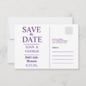 Je mist alle pret, vintage save the date (Achterkant)