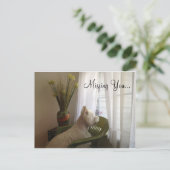 Je mist... briefkaart (Staand voorkant)