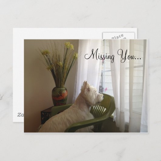 Je mist... briefkaart (Voorkant / Achterkant)