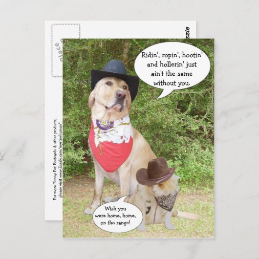 Je mist... briefkaart (Voorkant / Achterkant)