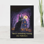 Je mist je gelukkige Halloween Kaart (Voorkant)