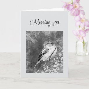 Je mist Watercolor Musvogel in Bos Kaart