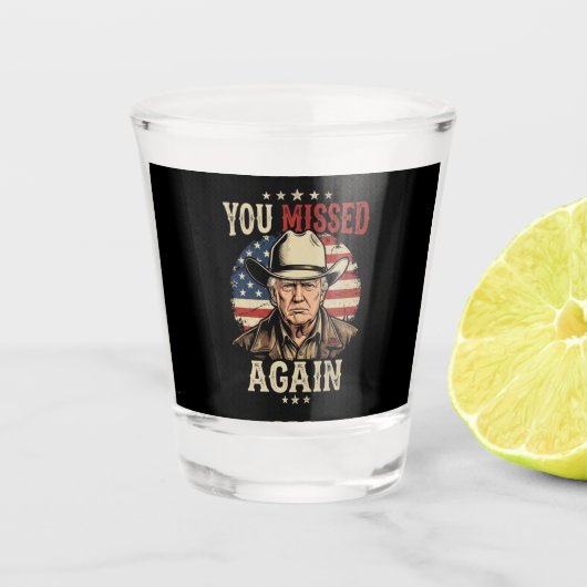 je miste opnieuw shot glas (Voorkant)