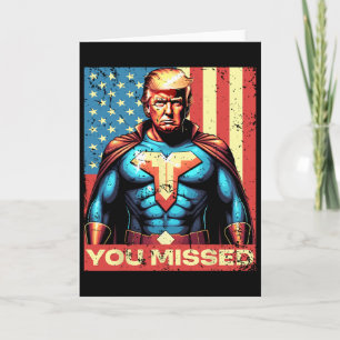 Je Miste Trump Superheld Kogelvrij Amerikaanse Vla Kaart