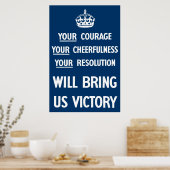 Je moed om je aandacht te vestigen op je resolutie poster (Keuken)