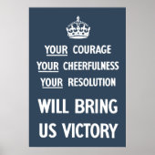 Je moed om je aandacht te vestigen op je resolutie poster (Voorkant)