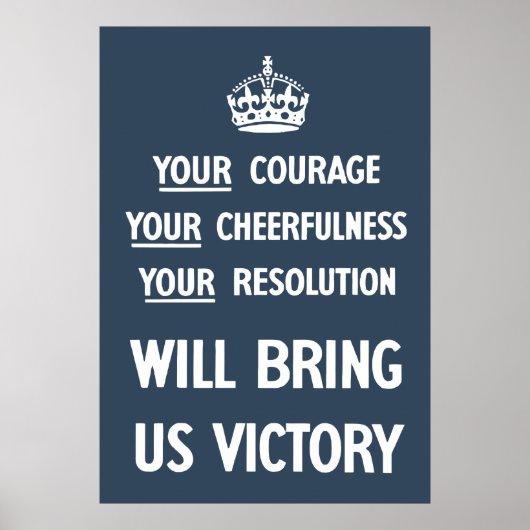 Je moed om je aandacht te vestigen op je resolutie poster (Voorkant)