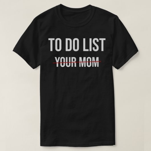 Je moeder aanbieden t-shirt (Design voorkant)