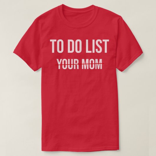 Je moeder aanbieden t-shirt (Design voorkant)