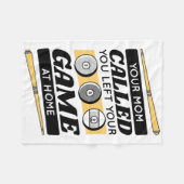 Je moeder belde je om je te verlaten. fleece deken (Voorkant (Horizontaal))